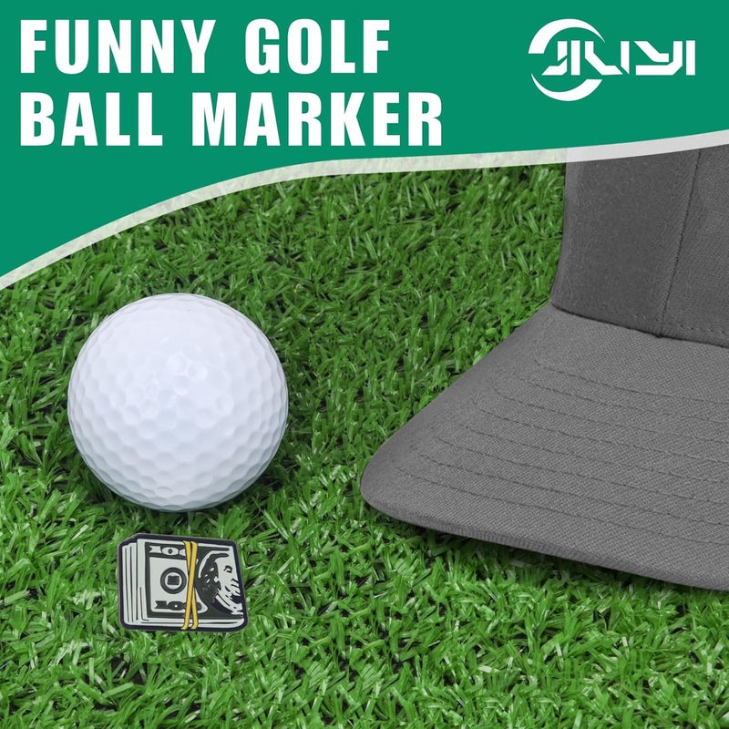 JIUYIBC Golf Ball Marker Hat Clip, Golf Accessories for Men, Golf Ball Stamp, Funny Golf Gifts, Golf Gadgets - Image 3